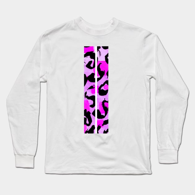 Copy of Letter i Watercolour Leopard Print Alphabet Long Sleeve T-Shirt by Squeeb Creative